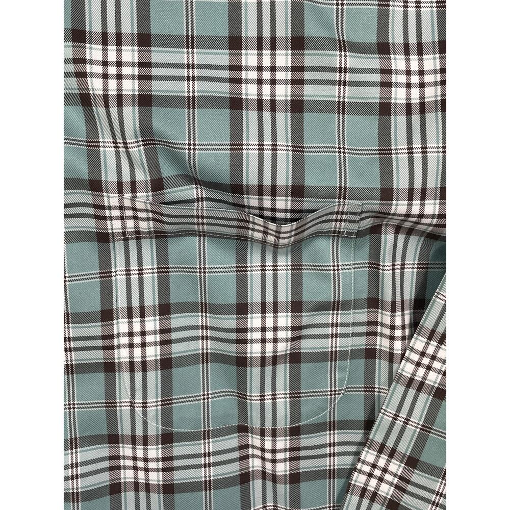 Brooks Brothers Mens Size XL Regent Green Plaid Long Sleeve Button Up Shirt - Picture 12 of 12